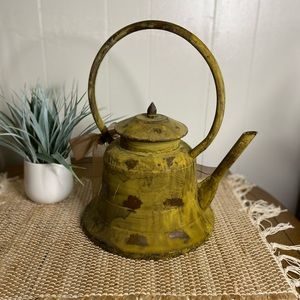 Big Metal Teapot Decor